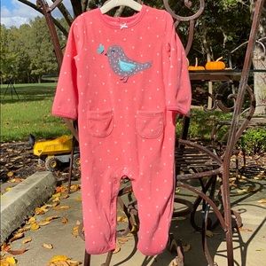 Carter’s fleece sleep onesie